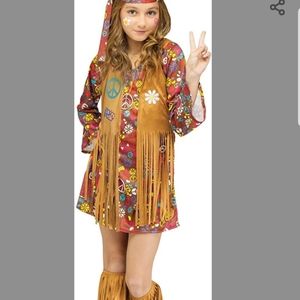 Girls Hippie Costume